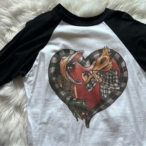 Eye Candy Beetlejuice 3/4 Sleeve Tee